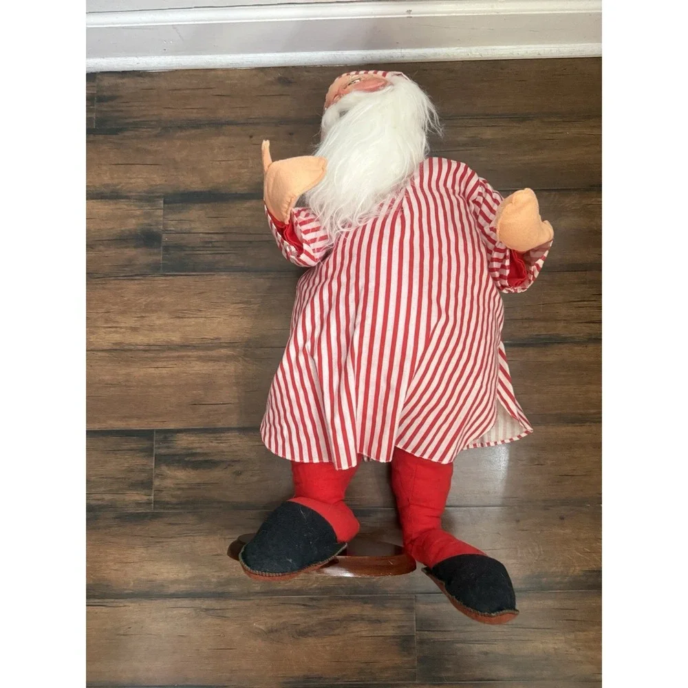 Vintage 1990s Annalee Dolls Tuckered‎ Santa Mrs. Claus Christmas 30